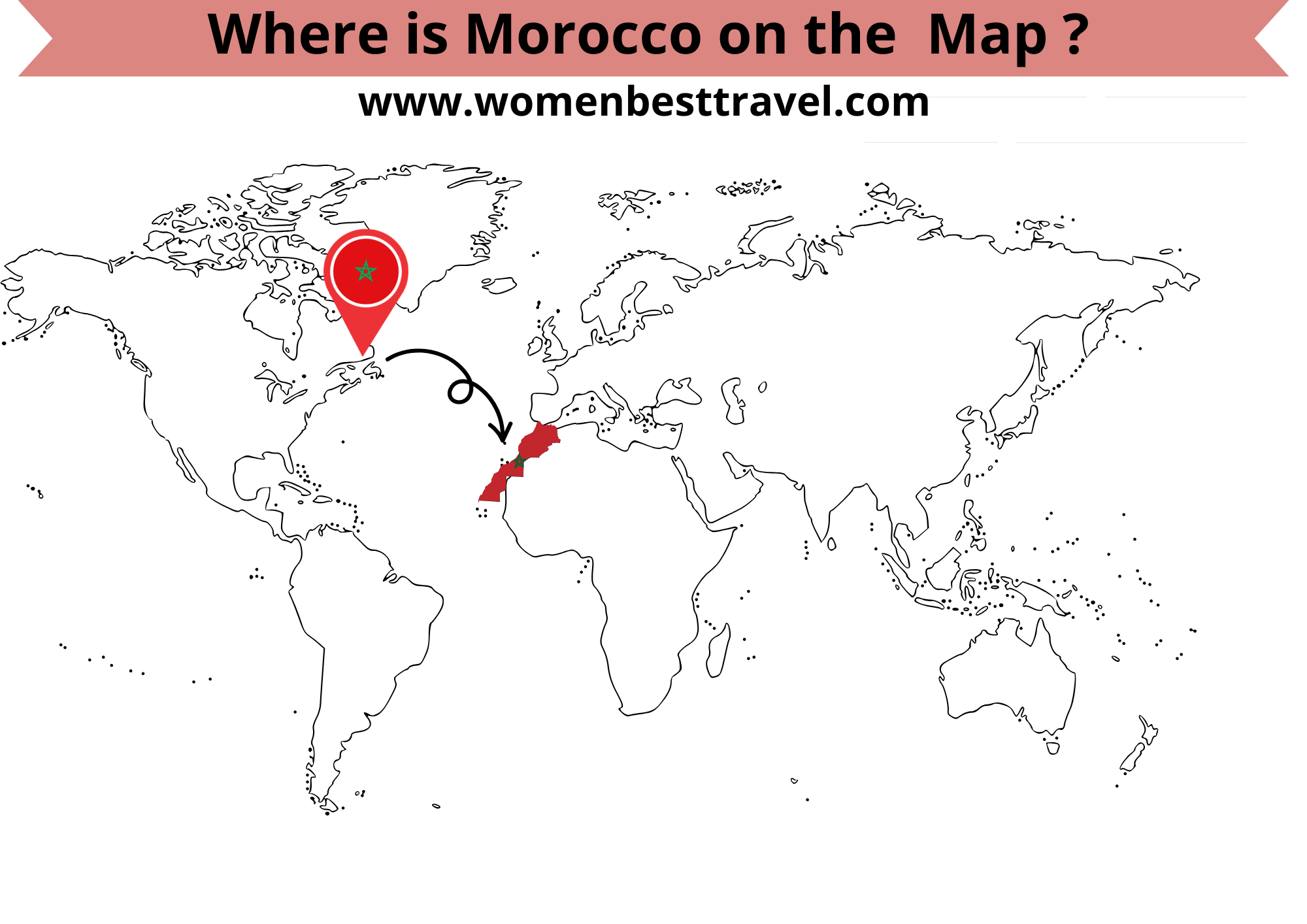 Where is Morocco on the  Map 
